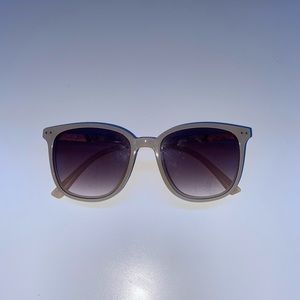 Nude Oversized Sunglasses